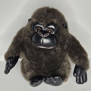 VINTAGE! 1999 Logo Bear Brown Gorilla Plush